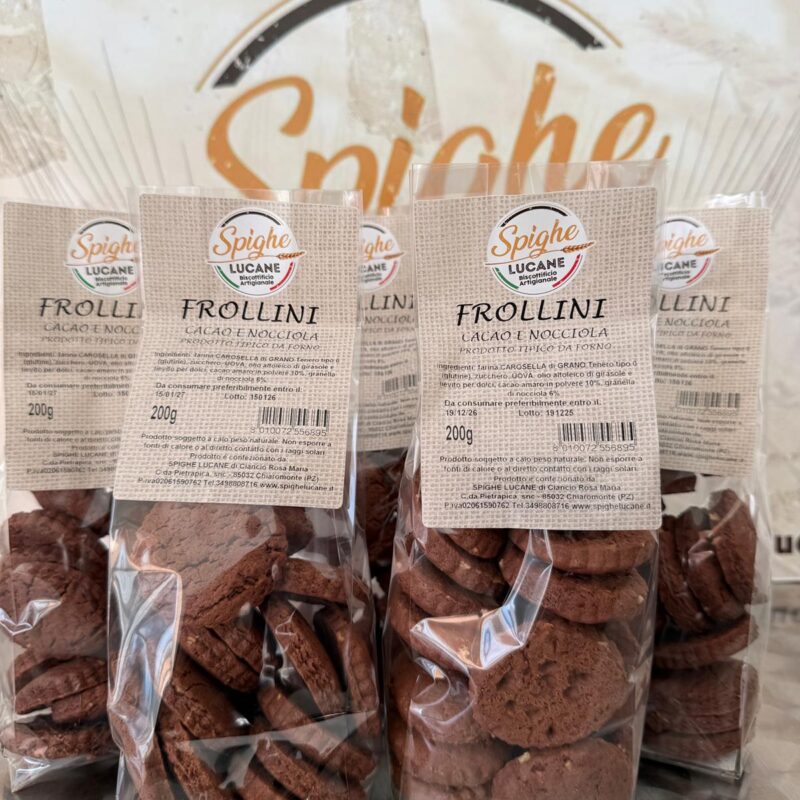 Frollini al cacao e nocciola