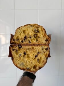 Panettone artigianale cioccolato e pera